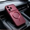 Casing for OPPO A6c Magnetic Metallic Big Window Case