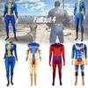 Game Fallout 4 Blue Jumpsuit Role-playing Costume Cosplay Carnival Set Milk Silk Polyester S M L Xl Xxl Xxxl 110 120 130 140 150