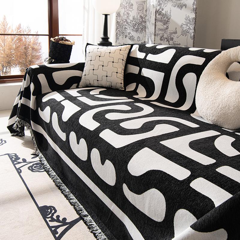 

Легкий роскошный чехол для дивана из шенилла, полотенце, универсальный чехол для диванной подушки Four Seasons, универсальное всеобъемлющее покрытие, одеяло, пылезащитное 180*130cm