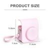 PU Leather Crossbody Storage Bag Protective Cover for Fujifilm Instax Mini 13 Travel