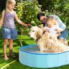 Piscina Portatile per Cani Vasca da Bagno Pieghevole per Animali Domestici Piscina da Bagno per Bambini e Cani da Interno ed Esterno Piscina Rigida per Cani per Rinfrescarsi