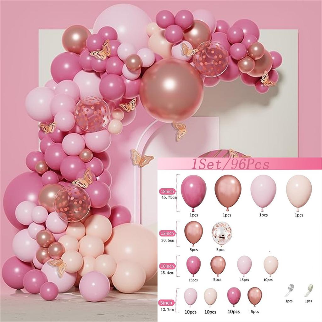 Balloon Party Birthday Wedding Balloon Set Decoration Scene Arrangement Background Wall Balloon Chain