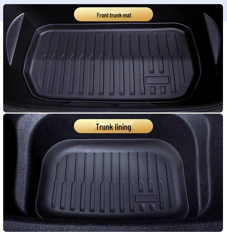 Compatible Floor Mats for Tesla Model 3/Y: Driver, Passenger, Rear Row