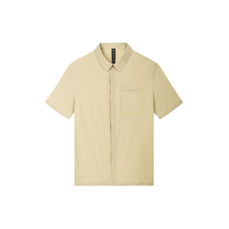Anta Champion All-Weather Series Solid Color Single-Breasted Moisture-Wicking Loose Short Sleeve Polo Shirt Men Polo Shirts 152420111-1