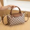 New Plaid Print Women's Handbag, Trendy and Unique 2026 New Shoulder Bag, Crossbody Bag, Fashionable Dumpling Bag