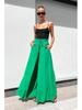 Women's Summer Fashion Elastic Waist Wide-Leg Pants - European & American Style
