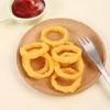 Toyvian Simulated Squid Ring 14Pcs Realistic Faux Fried Squid Rings Artificial Calamari Ring Onion Rings Fake Snack Props Play Food Model for