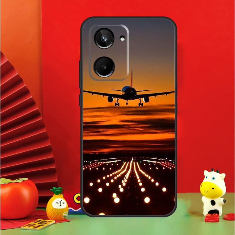 Airplane Plane Aircraft For Realme GT6 GT7 15 Pro 10 11 12 13 14 Pro Plus C65 C67 C63 C61 C55 C51 C53 C35 C75 Case