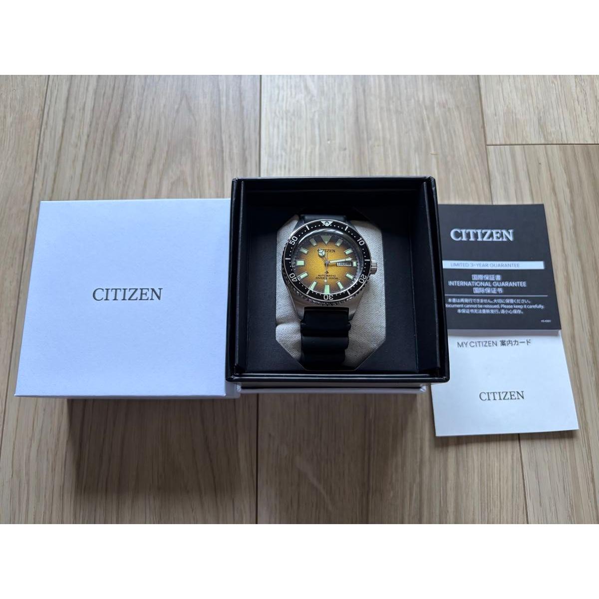 Used Overseas model Unused Citizen Promaster NY0120-01X PROMASTER Diver 200m Automatic winding