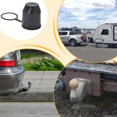 Tow Bar Cover Protection Cap Trailer Ball Protective Cover Tow Ball Protector with Hook Trailer Hitch Ball Cover Replacement