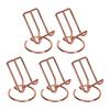 5PCS Cute Metal Cell Phone Stand Stable Ergonomic Perspective Portable Cell Phone Stand for Desk 