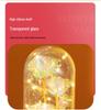 Luminous LED Rose Glass Dome Ornament with Three Flowers - Valentine's Day Bestseller Gift