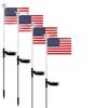 Solar-Powered Flag Light for July 4th: Outdoor Waterproof Yard and Garden Decoration