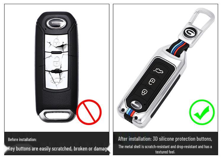 GAC Trumpchi GS3/GS4/GS5/GA5/GA6/GA3 Car Key Metal Shell Case