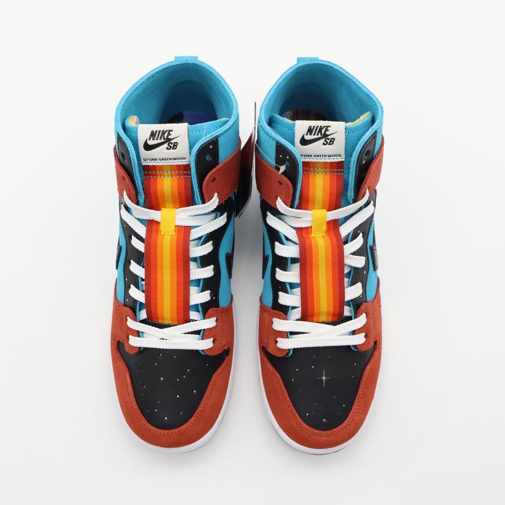FQ1775-400 Diaorr Greenwood Nike SB Dunk High Decon QS Turquoise Blue (Men's)