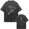 2026 Hot Sale Anime Hunter X Hunter Killua Zoldyck Meruem Manga Vintage Washed T-shirt Men Women Fashion Casual Cotton Short Sleeve T-shirts Top