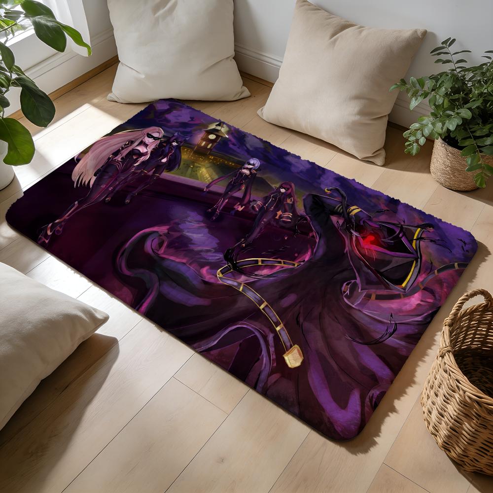 The Eminence In Shadow Anime Floor Mat Soft Flannel Absorbent Mat Non-Slip Rug Home Bedroom Bathroom