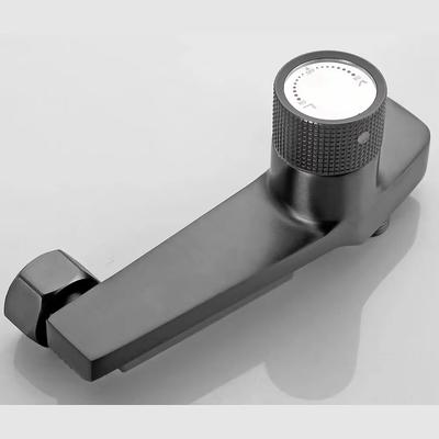 Copper Mixed Water Bathtub Faucet, Waterfall, Small Body, Wall-mounted Installation, Hot and Cold Faucet