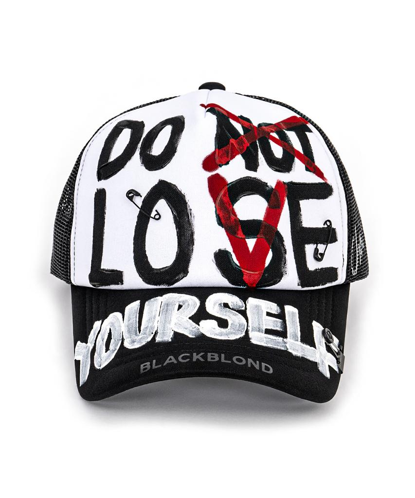 BLACKBLOND Bbdy Graffiti Trucker Mesh Cap (Black)