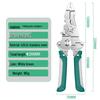 16-in-1 Industrial Multifunctional Electrician Foldable Tool: Wire Stripping & Cutting Pliers