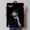 Plechové plakáty Juice WRLD Přizpůsobitelné nástěnné umění Retro Vintage kovové cedule pro dekoraci domova, pokoje, kanceláře Nastavení Dekorace Předměty