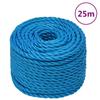 152990 vidaXL Work Rope Blue 20 Mm 25 M Polypropylene