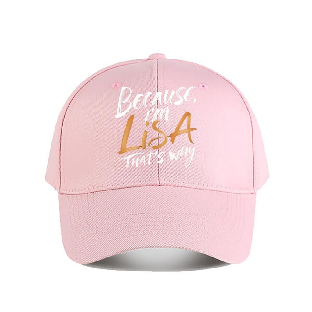 Lisa Quote Graphic Baseball Cap Fashion Unisex Sunhat Womens Outdoor Sports Snapback Cap