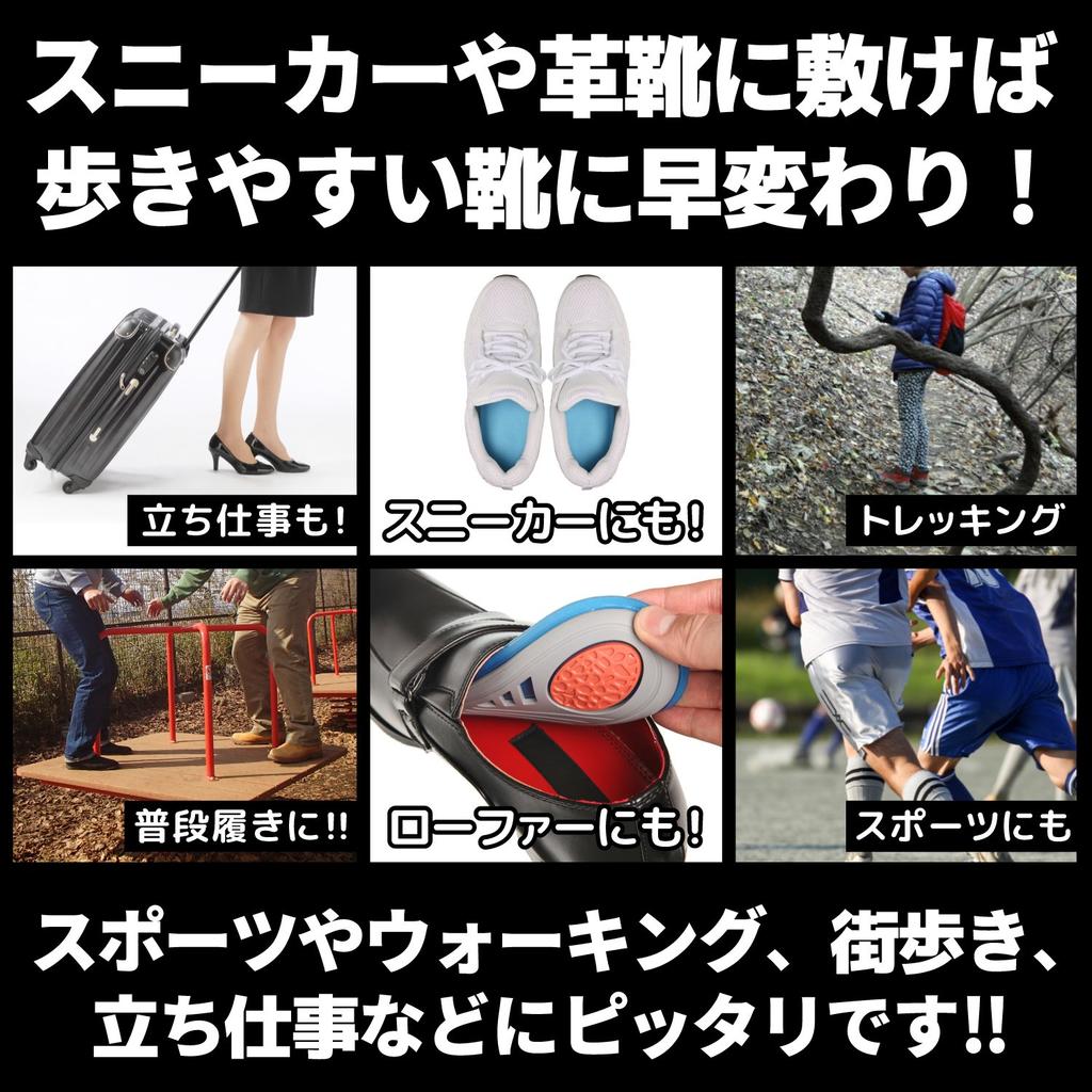 PhoenixSole Shock Made of Breathable Silicone Perfect for and Everyday Adjustable Size Insoles, Absorbing, Comfortable, Soft, Gel, Sports, Walking,