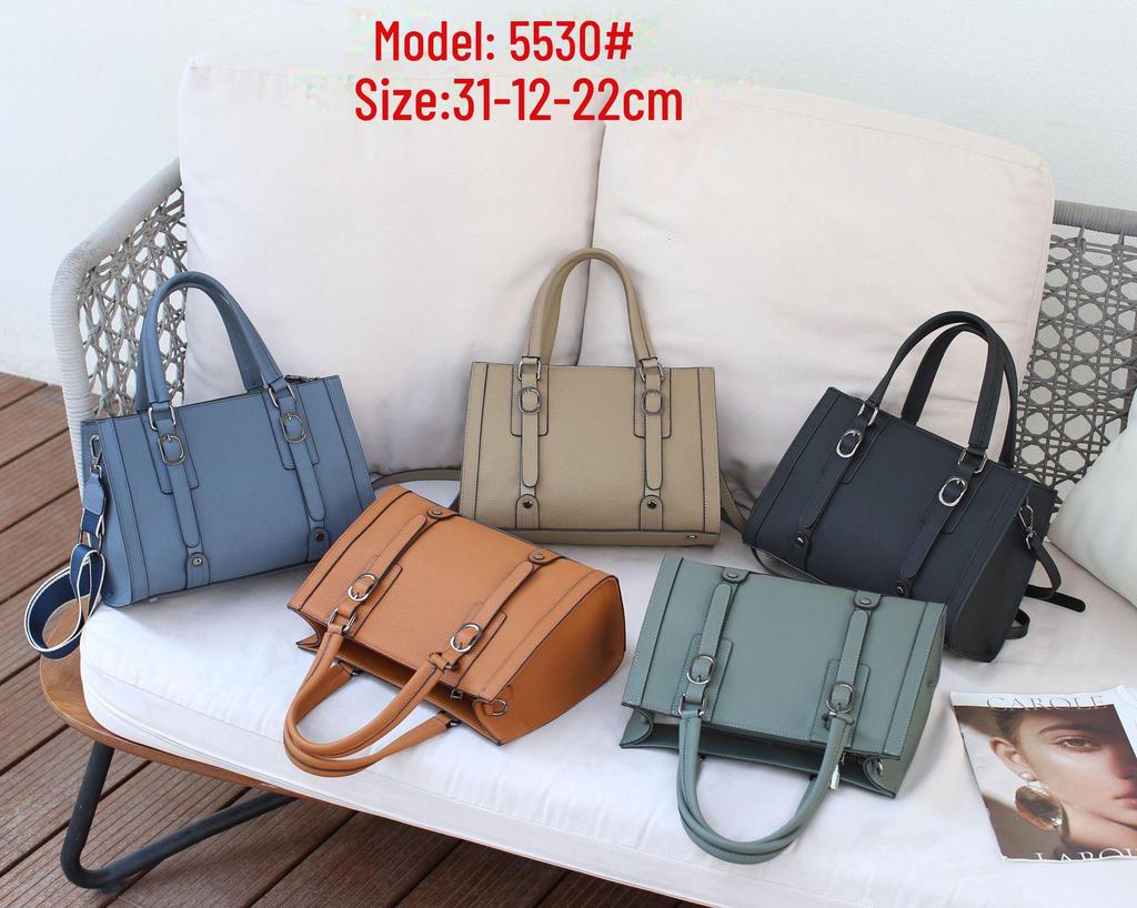 High-Grade Togo Leather Square Bag: Casual, Versatile, Handheld or Shoulder Simple Messenger Bag (Model 5530)