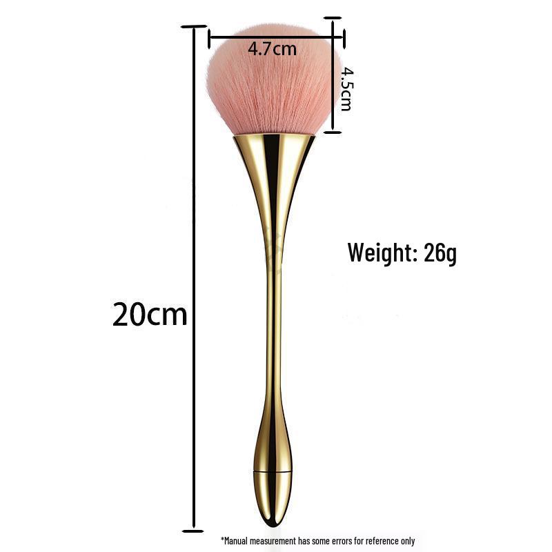 Cross-Border Soft Bristle Makeup & Nail Art Brush Set: Fluffy Loose Powder, Blush, and Dust Brushes