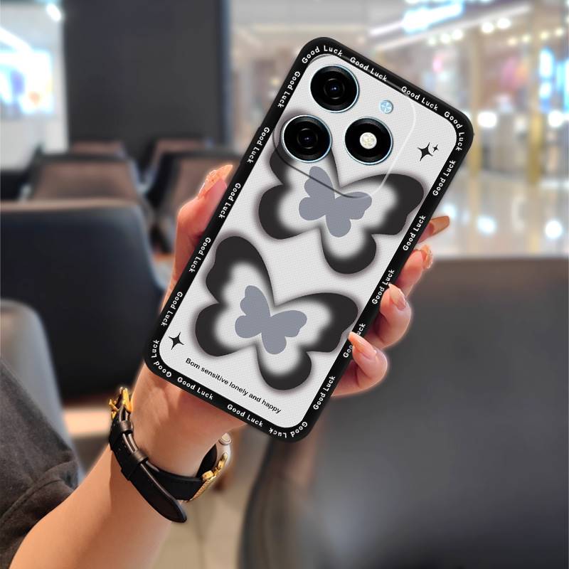 

Мягкий чехол для телефона с масляной живописью для infinix Smart8 Pro/Smart8 Plus/X6526/X6525B, мультяшный силиконовый модный дизайн, ТПУ infinix Smart8 Pro/Smart8