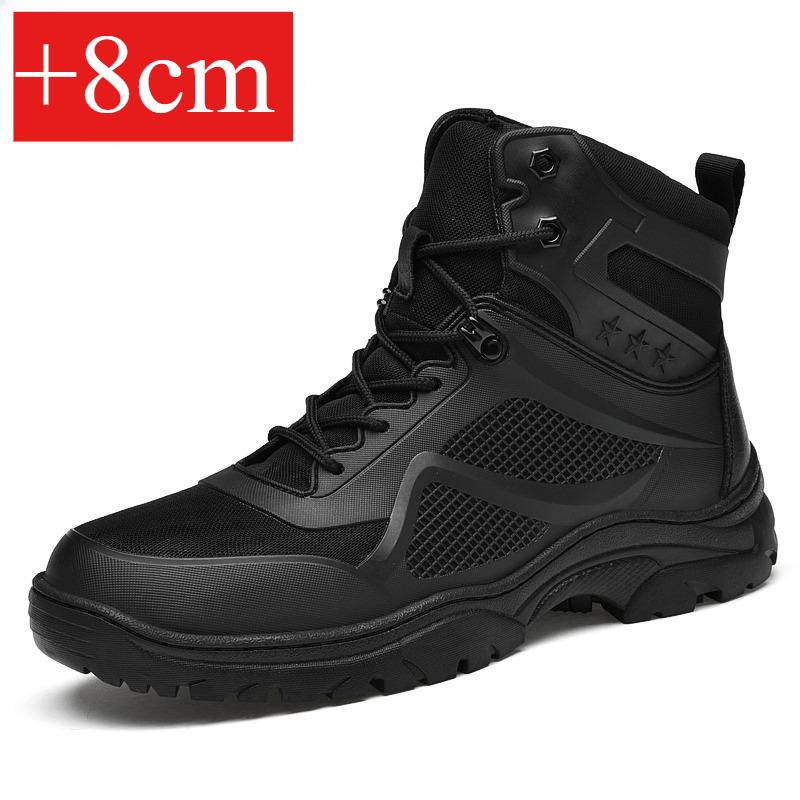 

Мужские дышащие тактические ботинки для хайкинга на шнуровке, тренировочные, для пустыни, больших размеров, мужские военные ботинки 44