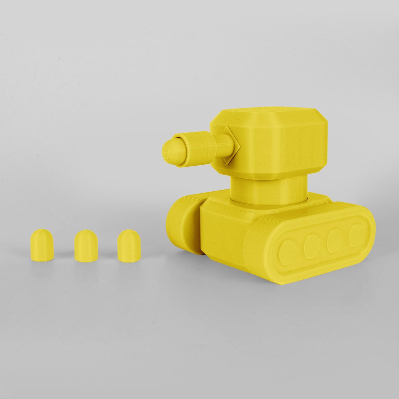 

3D-печатная игрушка-танк для детских игрушек-новинок One Size жёлтый