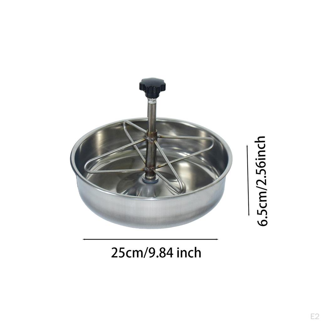 Pig Feed Trough Feeder Bowl Stainless Steel Piglet Waterer Livestock