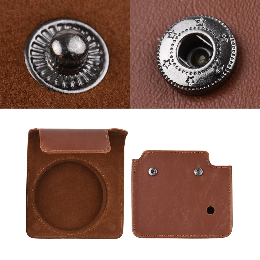 Tragbare Sofortbildkamera-Tasche, Tragetasche, PU-Leder mit Schultergurt, kompatibel mit Fujifilm Fuji