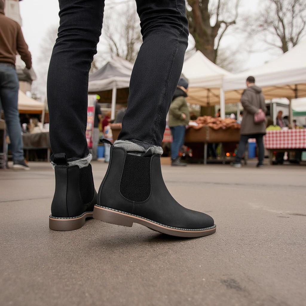 Chelsea Boots Men 2026 Comfortable Brand Fashion Chelsea Boots