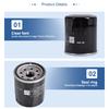 Motorcycle Oil Filter for Indian Scout Sixty 2015-2019 Scout Bobber 900 Ranger RZR XP 2011-2019