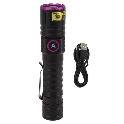 365 nm Schwarzlicht-UV-Taschenlampe, Handheld-LED-Schwarzlicht-Taschenlampe für Tierurinflecken, Steine, Geld