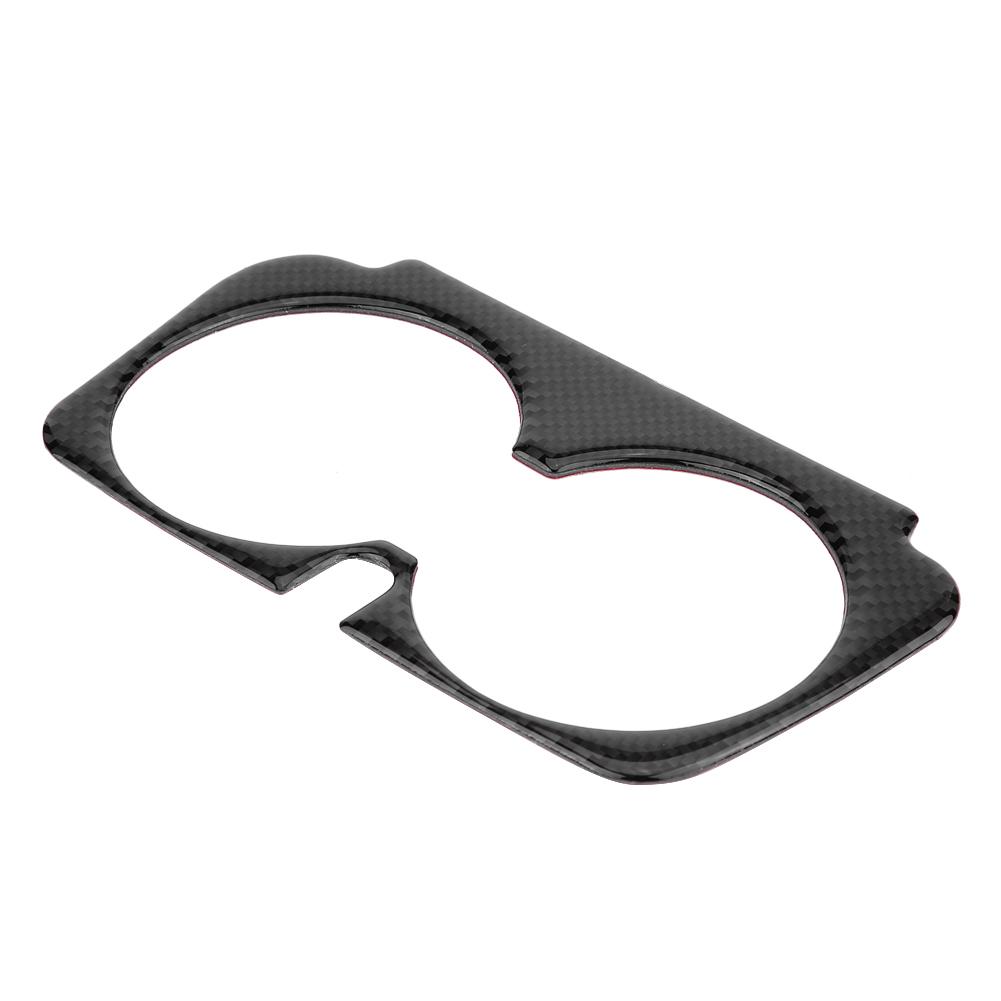 Carbon   Car Cup Holder Trim Sticker for   C Class W205 C180 GLC