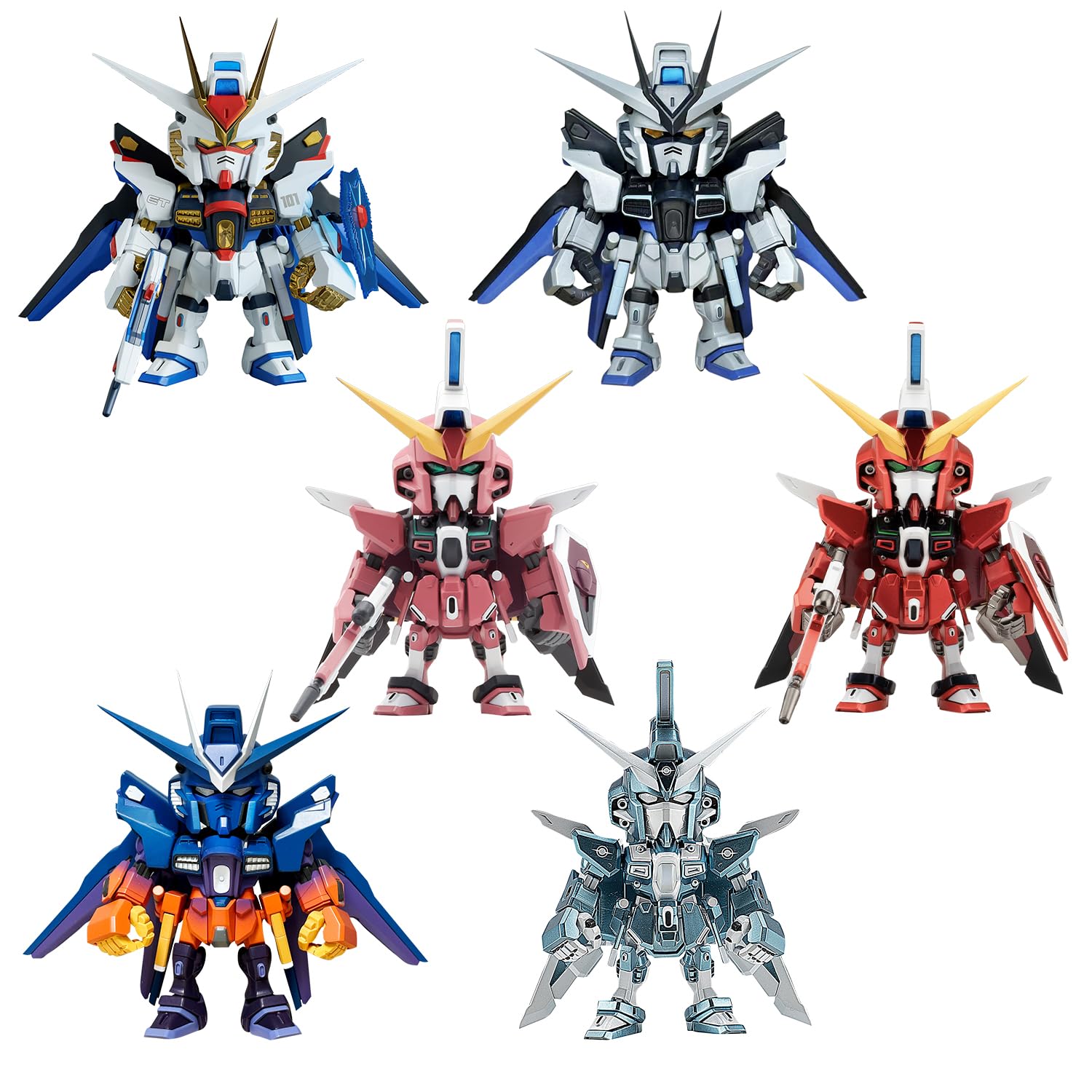 

QMSV mini STRIKE FREEDOM GUNDAM INFINITE JUSTICE GUNDAM BOX of Recommended 15 years and older Tamagotchi Mobile Suit Gundam [Bandai] & (1 8) age