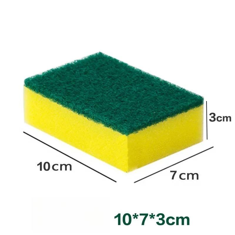 Double Sided Highly Absorbent Dishwashing Sponge for Kitchen Pots Dishes Cleaning Scrubber