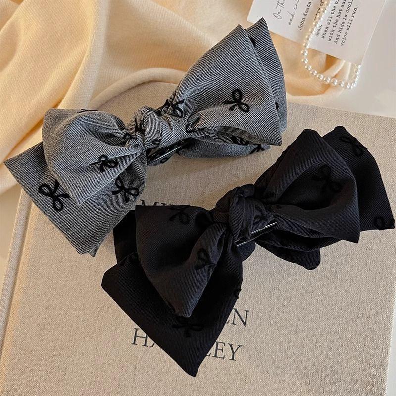 Temperament and Elegance Bow Ball Head Clip Hairpin High-grade Hairpin Back of The Head High Ponytail Hairpin