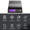Accurate Food Weighing Scale with LCD Display Rechargeable Digital Food Scale Electronic Weighter for Cooking and Baking