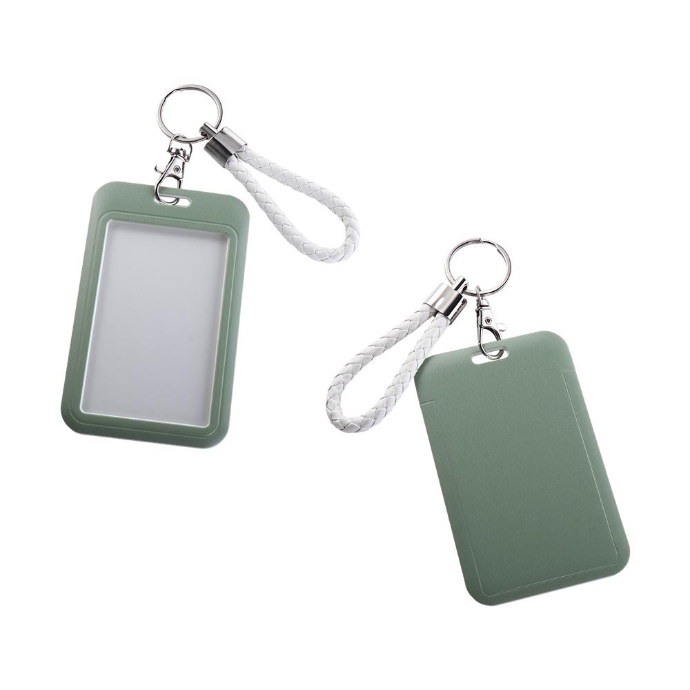 Men School Supplies Work Card Key Chain Business Credit Card ID Card Holders Bus Card Cover Badge Holders ID Card Protective
