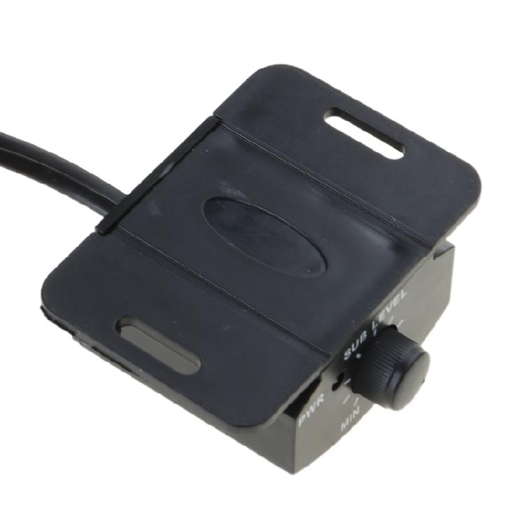 Dashboard Mountable Volumes Control for Car Amplifiers Bass Knob with Double Adjustment Car Subwoofer Equalizer Remote