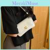 Chic Square Bag With Stitching Details Pu Material Casual Shoulder Bag