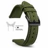 Superior Sailcloth European Watch Bands, Premium Nylon Watch Bands, 18mm 20mm 22mm Quick Release Watch Straps, for Men Women