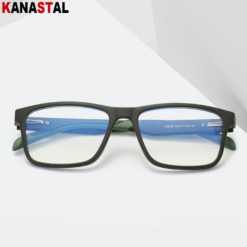 Men Anti Blue Light Blocking Myopia Reading Glasses TR90 Computer Eyeglasses Frame Women Prescription Optical Presbyopic Eyewear