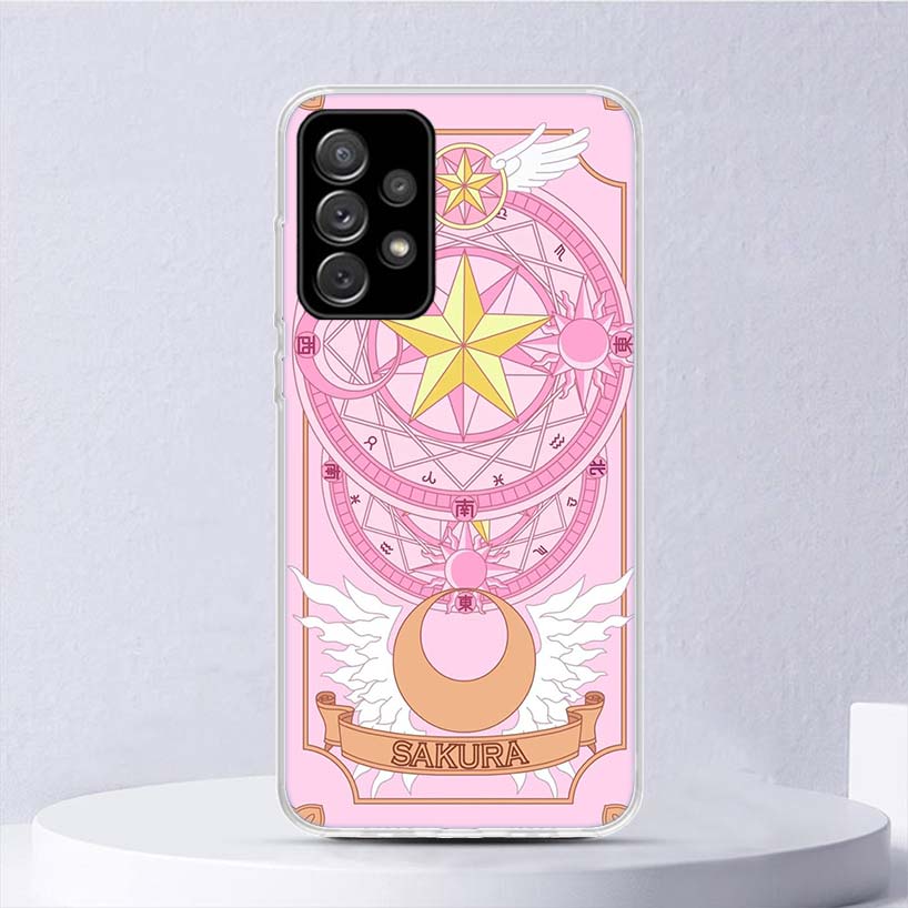 CardCaptor Sakura Anime Soft Case For Samsung Galaxy A17 A16 A26 A36 A56 A15 A14 A13 A55 A54 A53 Phone Cover A25 A35 A24 A34 A23