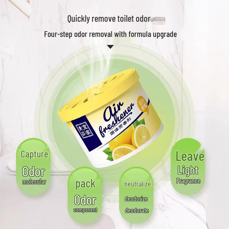 Lufterfrischer, fester Lufterfrischer, für den Innenbereich, Aromatherapie, Toiletten-Deodorant, Badezimmer-Deodorant, Auto-Parfüm
